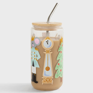PIPPI POST THE NUTCRACKER CHRISTMAS GLASS CAN