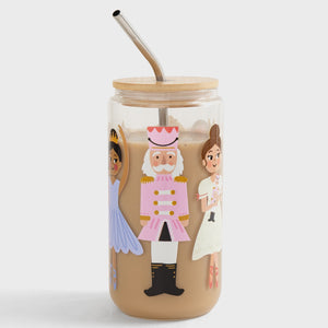 PIPPI POST THE NUTCRACKER CHRISTMAS GLASS CAN