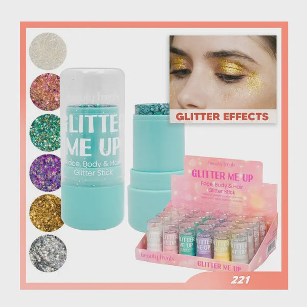 BEAUTY TREATS GLITTER ME UP FACE, BODY, HAIR GLITTER STICK
