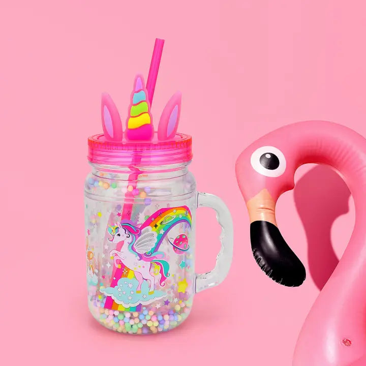 Hot Focus Glow in the Dark Mason Jar Tumbler