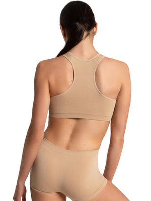 Capezio Ladies Seamless Racerback Sports Bra