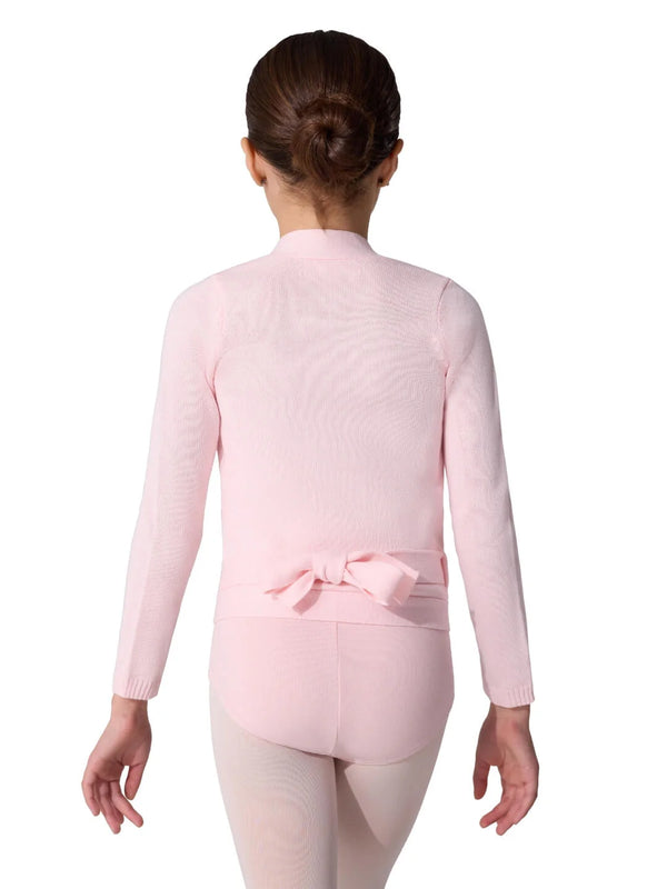 Capezio Child Pink Knit Wrap Sweater