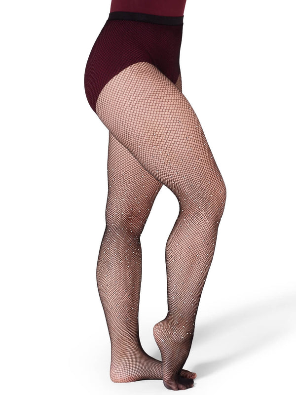 Capezio All Over Rhinestone Fishnet Tight