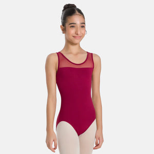 So Danca Child Tank Leotard with Mesh Straps and Back