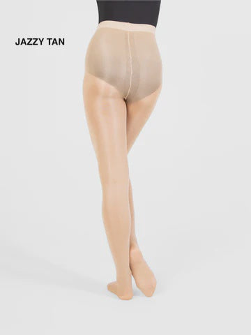 Body Wrappers Adult Shimmery Footed Tights