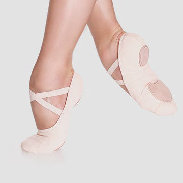 SO DANCA  LIGHT PINK VEGAN STRETCH CANVAS BALLET