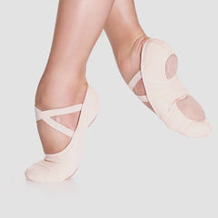 SO DANCA  LIGHT PINK VEGAN STRETCH CANVAS BALLET