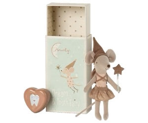 MAILEG TOOTH FAIRY MOUSE IN MATCHBOX