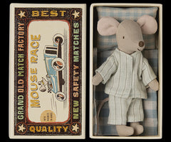 MAILEG BIG BROTHER MOUSE IN MATCHBOX