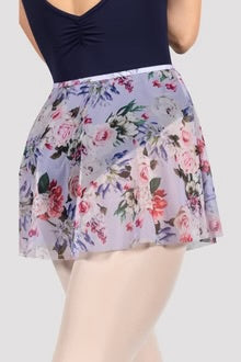 BLOCH PRINTED MESH PULL ON SKIRT