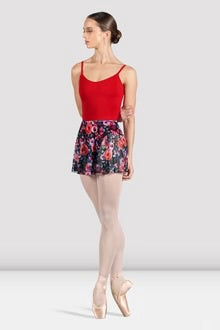 BLOCH PRINTED MESH PULL ON SKIRT