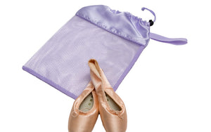 Horizon Dance Lilac Mesh Pointe Shoe Bag