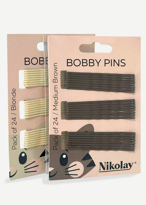 NIKOLAY 24 PACK OF BOBBY PINS