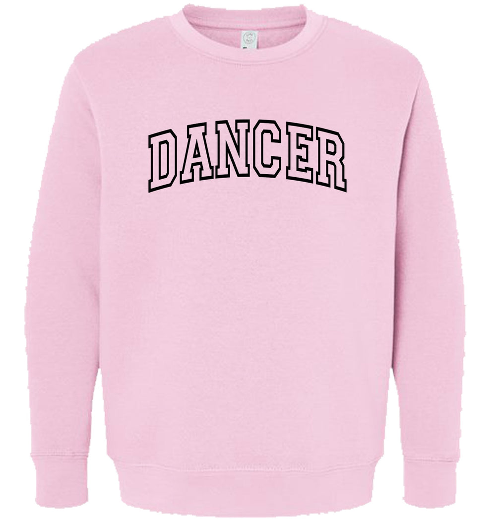 INDEPENDENT TRADING CO LIGHT PINK SWEATSHIRT W/  LETTERING