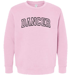 INDEPENDENT TRADING CO LIGHT PINK SWEATSHIRT W/  LETTERING