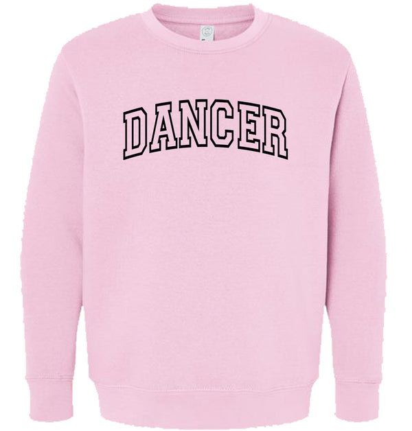 INDEPENDENT TRADING CO LIGHT PINK SWEATSHIRT W/  LETTERING