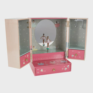FLOSS & ROCK MUSICAL JEWELRY BOX WARDROBE W/DRAWER