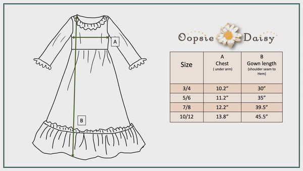 OOPSIE DAISY PINK STAR NUTCRACKER CHRISTMAS NIGHTGOWN