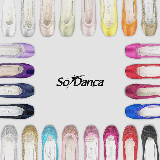 So Danca Glitter Pointe Shoe Keychain