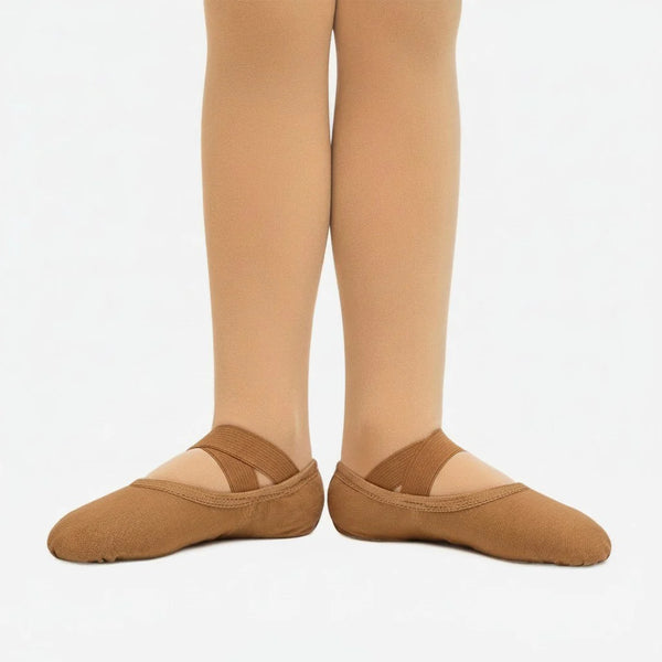 So Danca Skin Tone Stretch Canvas Split Sole Ballet Shoe