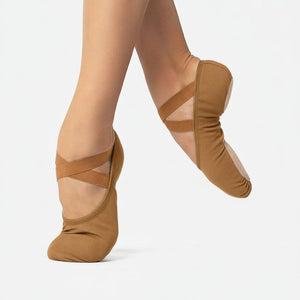 So Danca Skin Tone Stretch Canvas Split Sole Ballet Shoe