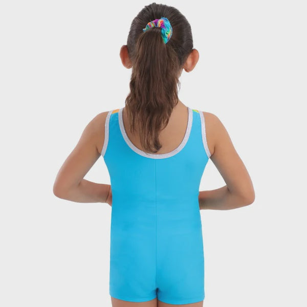 Snowflake Designs Whimsy Rainbow Gym Biketard