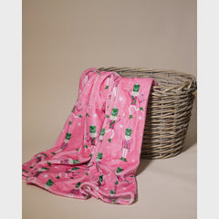 NUTCRACKER CUTIE THROW PINK/MULTI