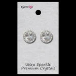 TYVM 15mm Ultra Sparkle Center Stone Earring