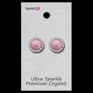 TYVM 15mm Ultra Sparkle Center Stone Earring