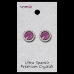 TYVM 15mm Ultra Sparkle Center Stone Earring