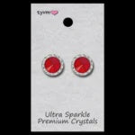 TYVM 15mm Ultra Sparkle Center Stone Earring