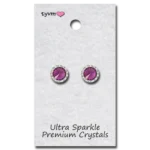 TYVM 11mm Ultra Sparkle Center Stone Earring