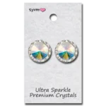TYVM 20mm Ultra Sparkle Center Stone Earring