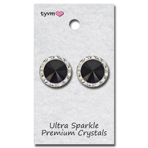 TYVM 20mm Ultra Sparkle Center Stone Earring