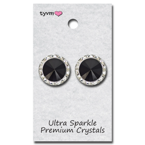 TYVM 20mm Ultra Sparkle Center Stone Earring