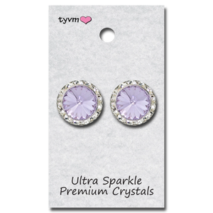 TYVM 20mm Ultra Sparkle Center Stone Earring