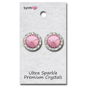 TYVM 20mm Ultra Sparkle Center Stone Earring