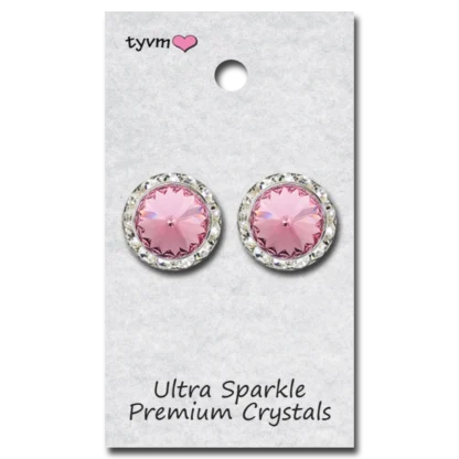 TYVM 20mm Ultra Sparkle Center Stone Earring