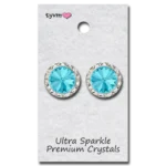 TYVM 20mm Ultra Sparkle Center Stone Earring