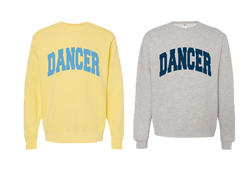 INDEPENDENT TRADING CO SWEATSHIRT W/LIGHT BLUE LETTERING