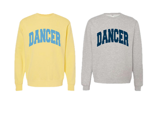 INDEPENDENT TRADING CO SWEATSHIRT W/LIGHT BLUE LETTERING