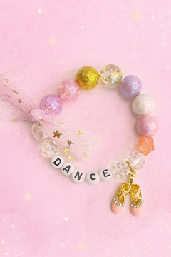 Cheeky Plum Glass Bead Stretch Bracelet