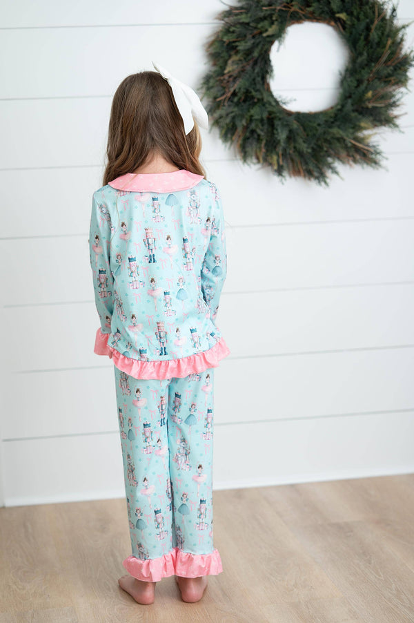 Girls Nutcracker Dreams Christmas Lounge Set