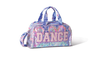 DANZNMOTION TIE DYE SEQUIN DANCE DUFFLE