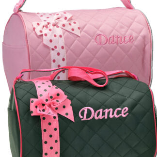 TYVM Quilted Duffle Bag with Dance Monogram