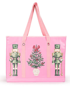 Imperial Nutcracker Market Tote   Pink/Multi   18.5x14x8.5