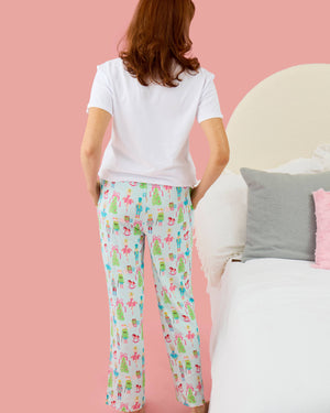 SoftSnooze™ Adult Bamboo Viscose Nutcracker Christmas Wishes Pajama Pants