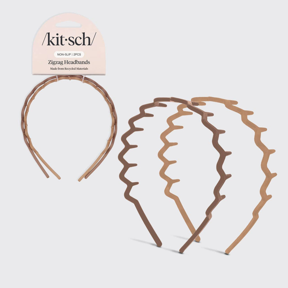 KITSCH Zig Zag Headband 2pc