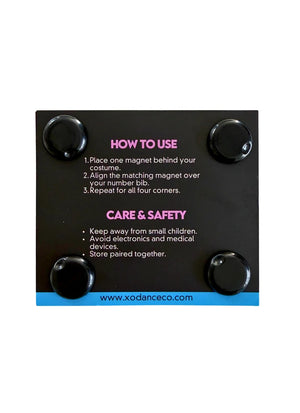XO Dance Co Dance Bib Magnets