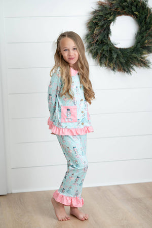 Girls Nutcracker Dreams Christmas Lounge Set